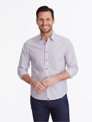 UNTUCKit Purple Wrinkle-Free Relaxed Fit Rubican 100% Cotton Shirt - Image 1 of 6