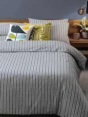 Orla Kiely Blue Tiny Stem 100% Cotton Duvet Cover - Image 1 of 2