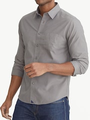 UNTUCKit Dark Grey 100% Cotton Wrinkle-Free Slim Fit Sangiovese Shirt - Image 5 of 5