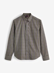 Серый - UNTUCKit Regular Fit Wrinkle Free Robertson 100% Cotton Shirt - Изображение 5 из 5