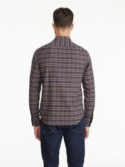 UNTUCKit Purple Regular Fit 100% Cotton Flannel Thelander Shirt - Image 2 of 4