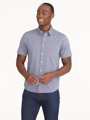 UNTUCKit Blue Light 100% Cotton Wrinkle-Free Short-Sleeve Slim Fit Petrus Shirt - Image 1 of 5
