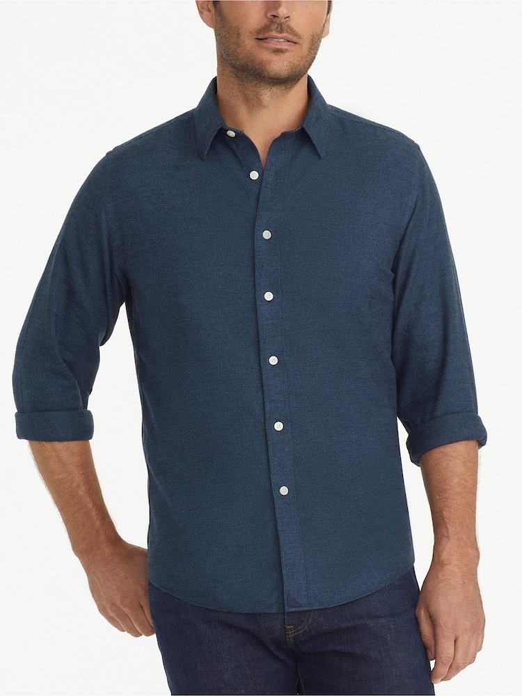 UNTUCKit Blue Sky Wrinkle-Free Regular Fit Veneto 100% Cotton Shirt - Image 1 of 5