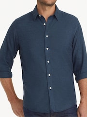 UNTUCKit Blue Sky Wrinkle-Free Regular Fit Veneto 100% Cotton Shirt - Image 3 of 5