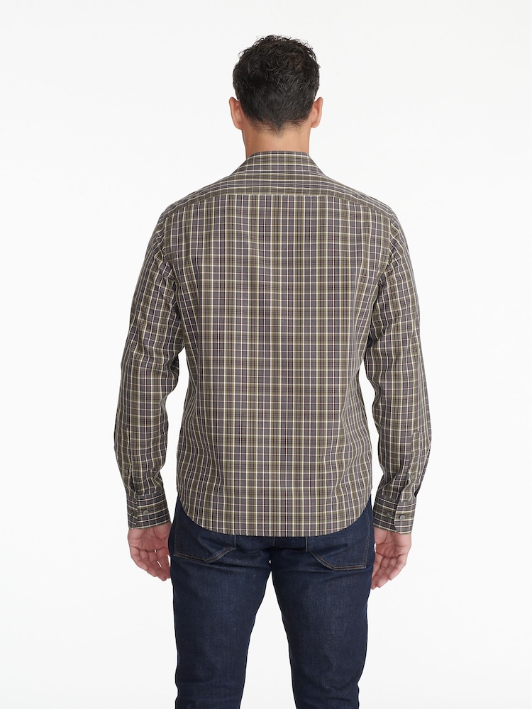 UNTUCKit Grey Dark Regular Fit Wrinkle Free Robertson 100% Cotton Shirt - Image 2 of 4