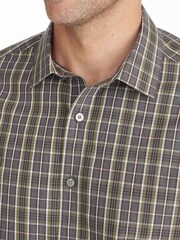 UNTUCKit Grey Dark Regular Fit Wrinkle Free Robertson 100% Cotton Shirt - Image 3 of 4