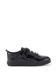 Kickers Black Junior Tovni Brogue Patent Leather Shoes - Image 1 of 9