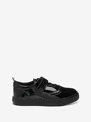 Kickers Black Junior Tovni Brogue Patent Leather Shoes - Image 2 of 9