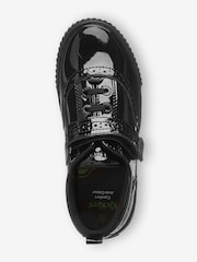 Kickers Black Junior Tovni Brogue Patent Leather Shoes - Image 8 of 9