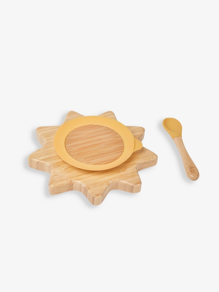 JoJo Maman Bébé Lion Suction Plate & Spoon Set - Image 2 of 4