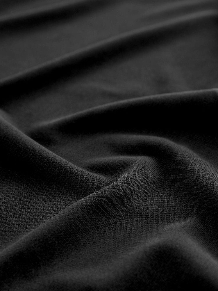 Black Black Long Sleeve Lace Insert Mini Dress - Image 7 of 7