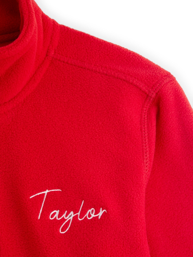 Personalised Embroidered Name Fleece by Dollymix - Image 4 of 4 Personalised Embroidered Name Fleece by Dollymix - Image 4 of 4