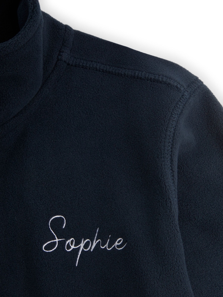 Personalised Embroidered Name Fleece by Dollymix - Image 4 of 4 Personalised Embroidered Name Fleece by Dollymix - Image 4 of 4