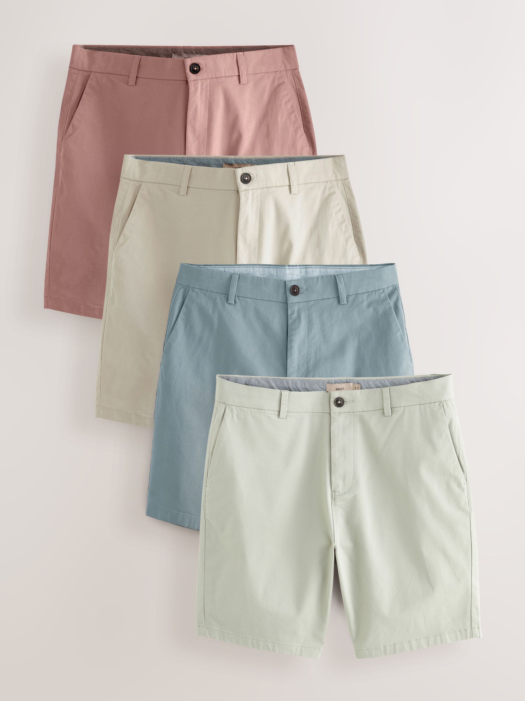 Straight fit stretch chino shorts Shorts