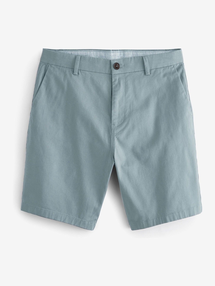 Mehrfarbig/Pastell - Gerade Passform - Stretch-Chinoshorts, 4er-Pack - Image 10 of 15