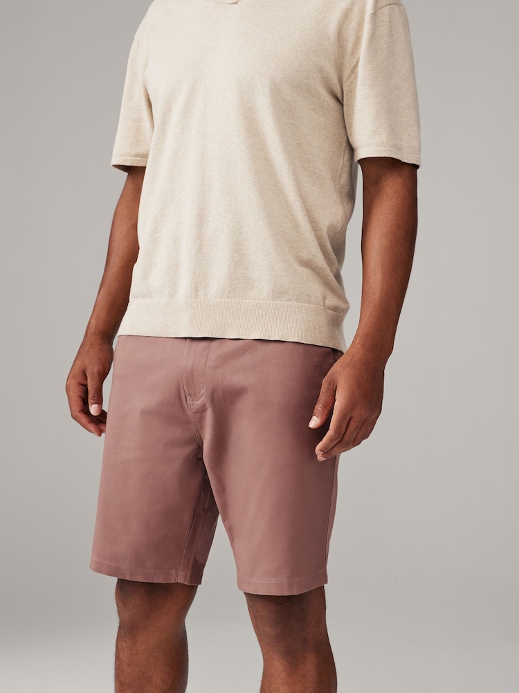 Mehrfarbig/Pastell - Gerade Passform - Stretch-Chinoshorts, 4er-Pack - Image 2 of 15