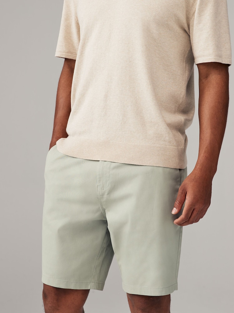 Mehrfarbig/Pastell - Gerade Passform - Stretch-Chinoshorts, 4er-Pack - Image 4 of 15