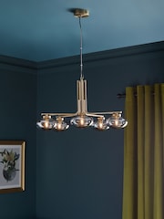Brass Colton 5 Light Chandelier - Image 1 of 4