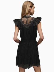 AllSaints Black Azura Dress - Image 2 of 8