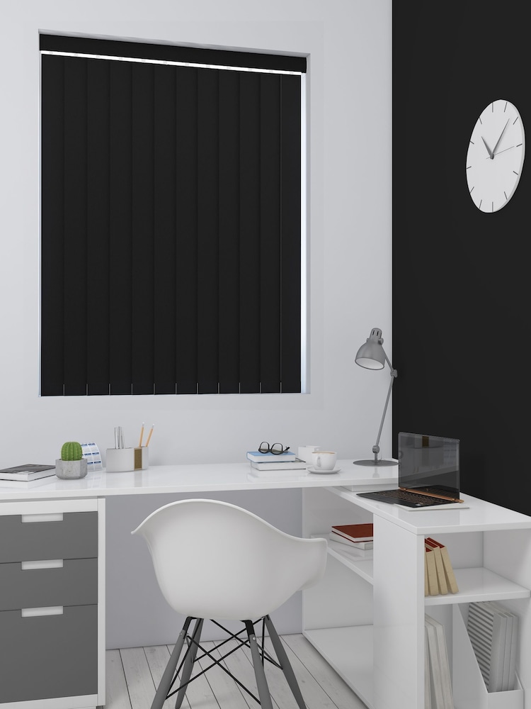 Black Waterproof Made To Measure Vertical Blind - Image 1 of 5