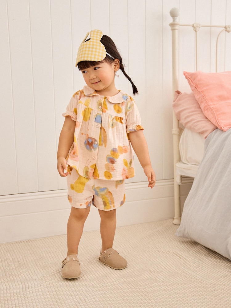 Cream Charcater Woven Button Through Pyjamas (9mths-12yrs) - Image 2 of 9