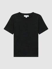 Reiss Black Bless 3-9 yrs Crew Neck T-Shirt - Image 2 of 5