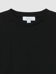 Negro - Camiseta con cuello redondo Bless de Reiss - Imagen 4 de 4