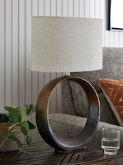 Bronze Aspen Ceramic Table Lamp - Image 2 of 6