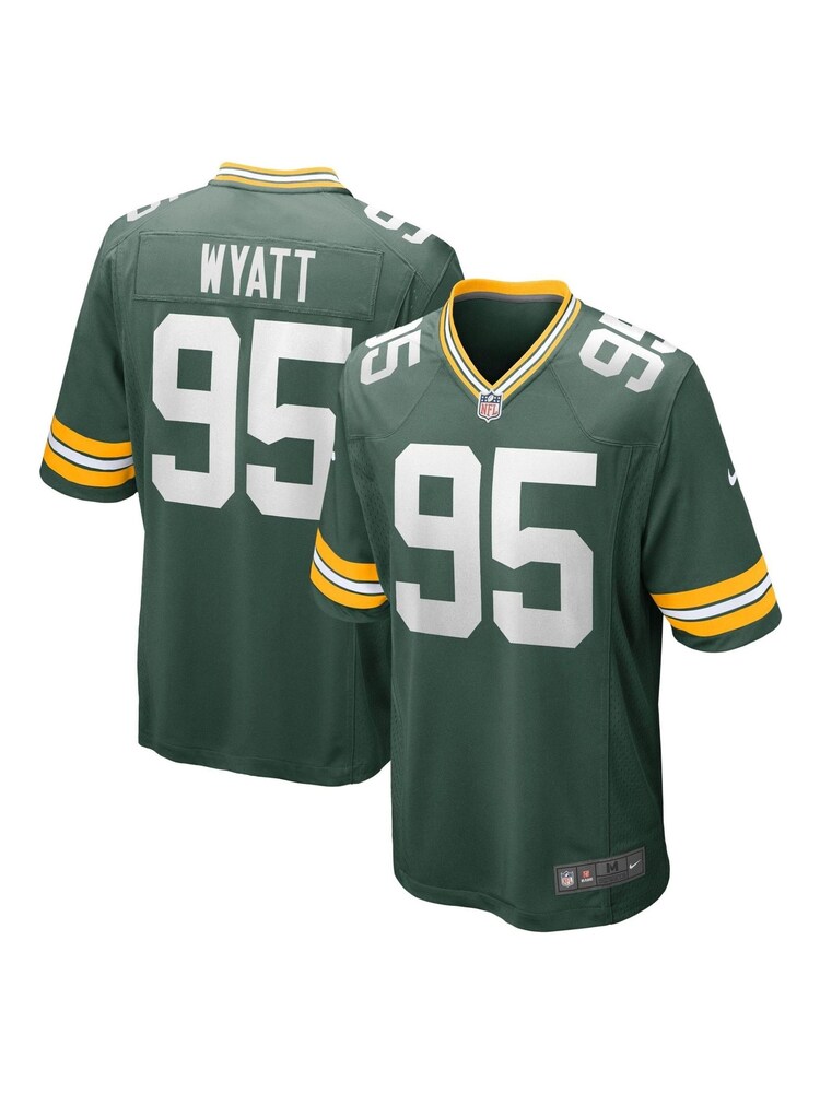 Nike Green NFL Green Bay Packers Home Game Jersey - Devonte Wyatt - Image 1 of 3