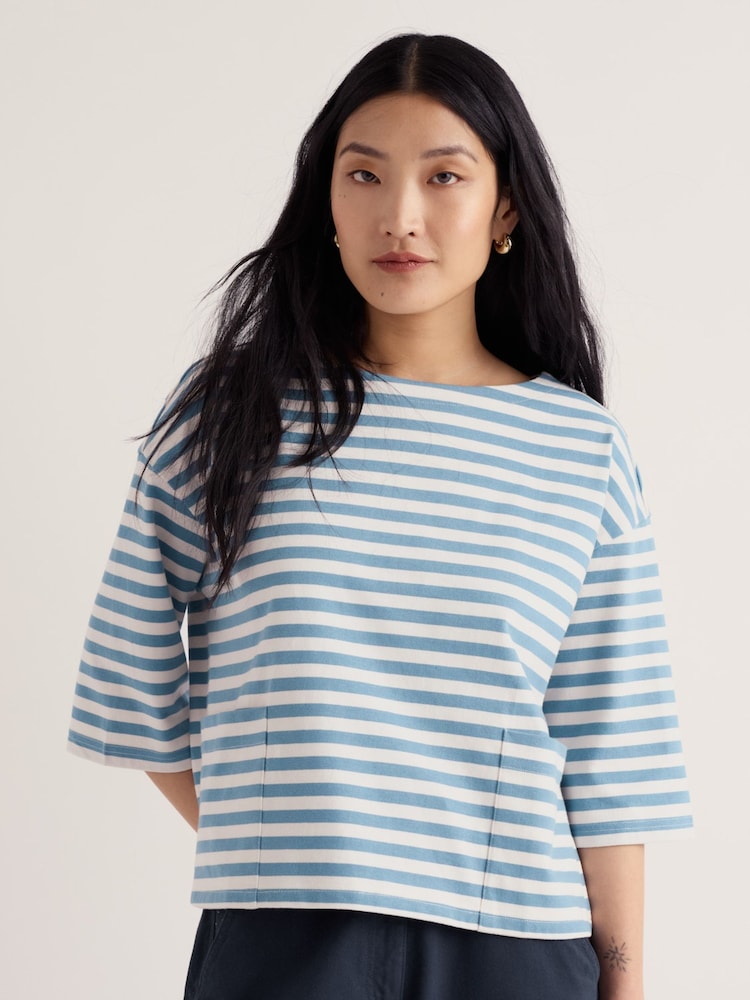 Seasalt Cornwall Blue Buryan Top - Image 2 of 5