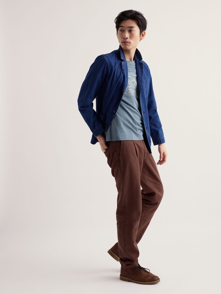 Seasalt Cornwall Natural Helmsman Trousers - Image 1 of 2 Seasalt Cornwall Natural Helmsman Trousers - Image 1 of 2
