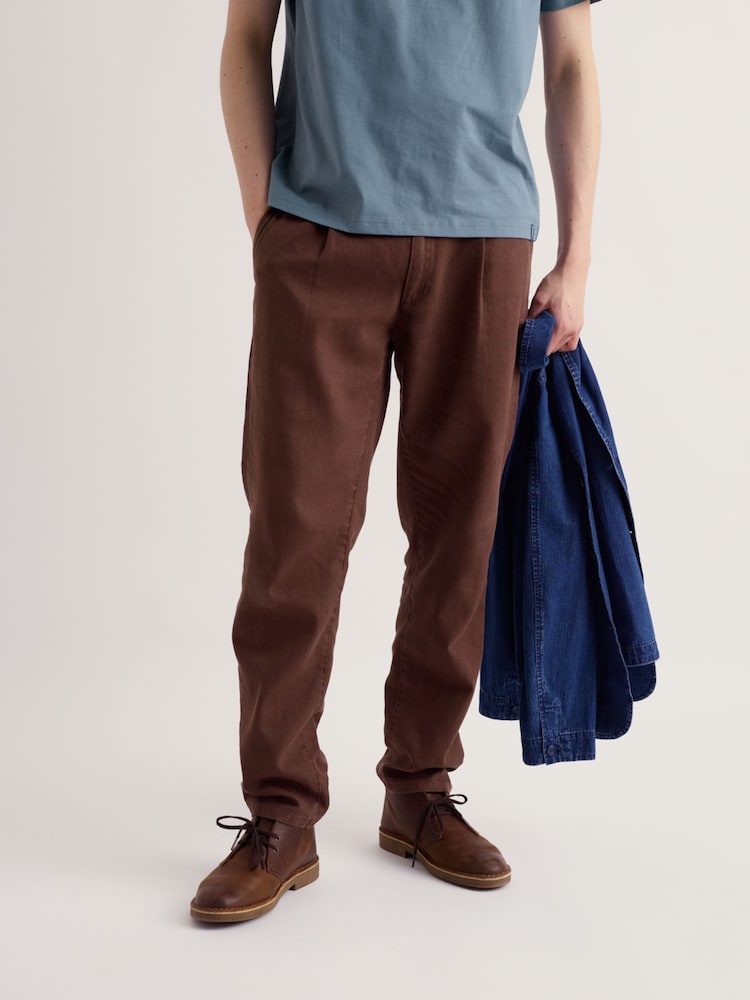 Seasalt Cornwall Natural Helmsman Trousers - Image 2 of 2 Seasalt Cornwall Natural Helmsman Trousers - Image 2 of 2
