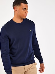 Lacoste 100% Cotton Crew Neck Sweater - Image 1 of 8