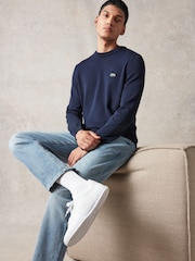 Lacoste 100% Cotton Crew Neck Sweater - Image 3 of 8