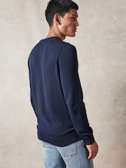 Lacoste 100% Cotton Crew Neck Sweater - Image 4 of 8