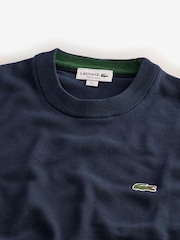 Lacoste 100% Cotton Crew Neck Sweater - Image 7 of 8