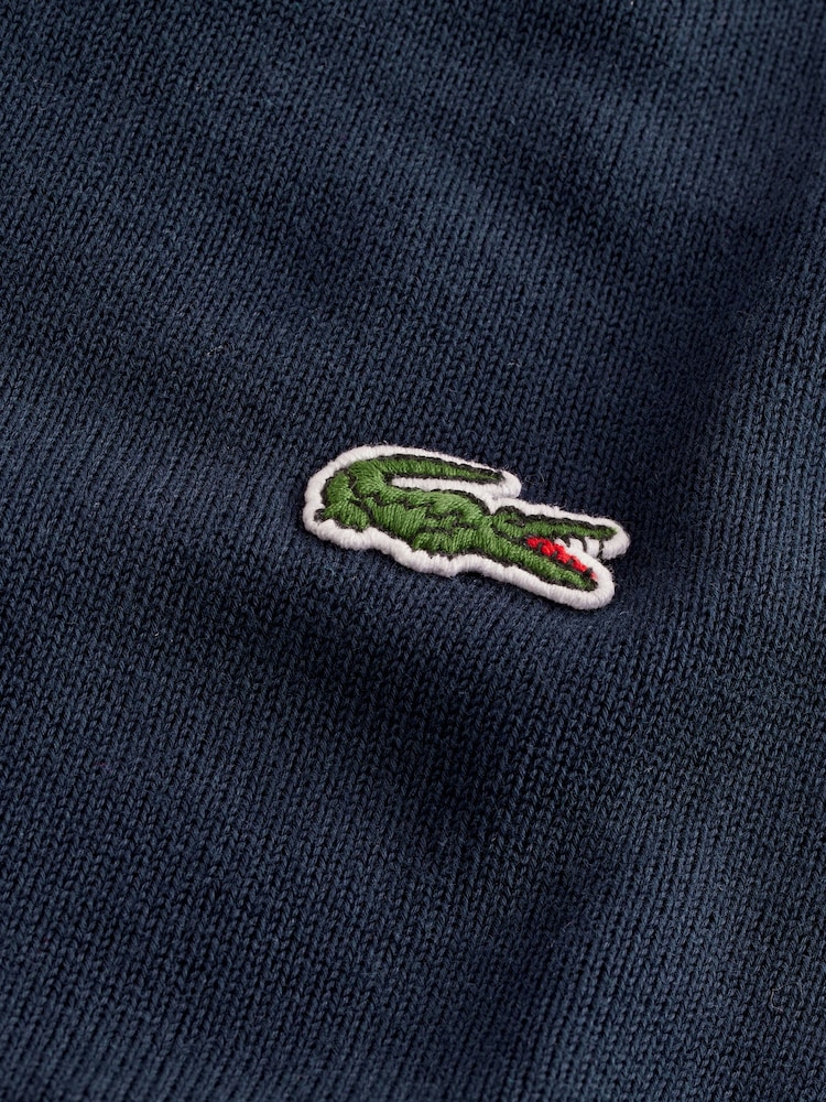 Lacoste 100% Cotton Crew Neck Sweater - Image 8 of 8