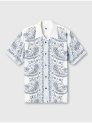 Pretty Green Laguna Paisley White Shirt - Image 3 of 3