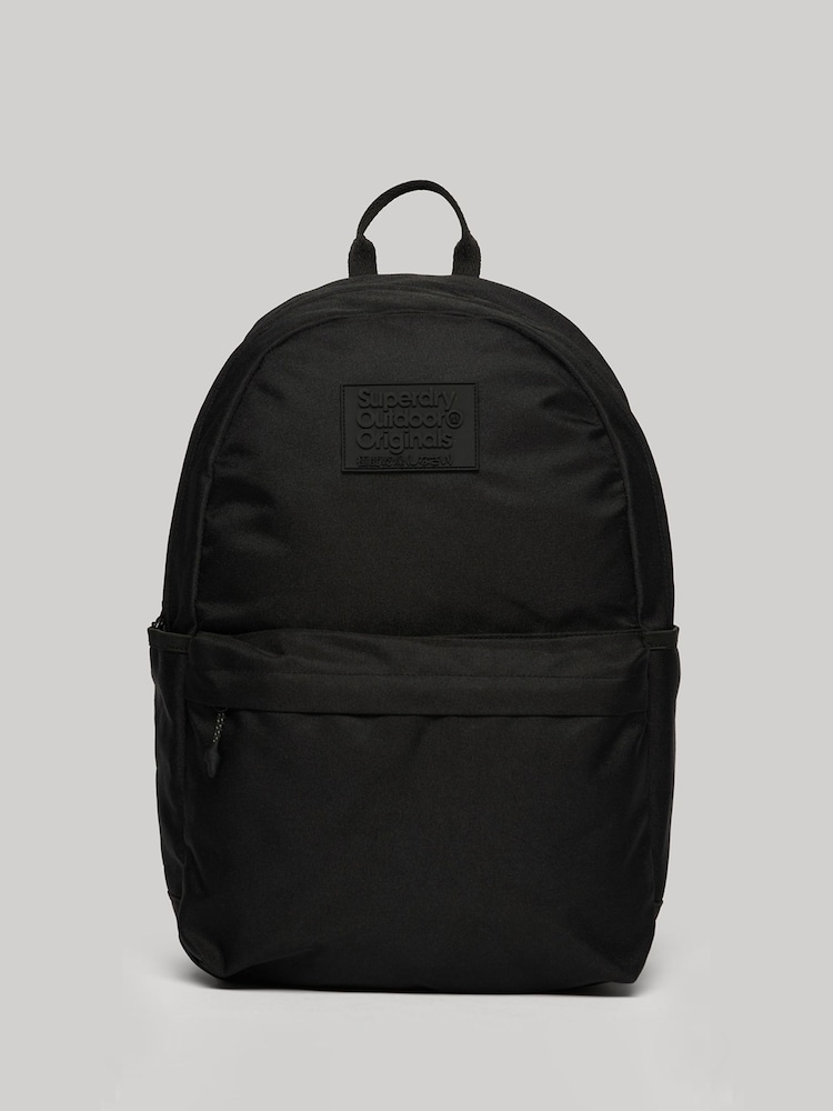 Superdry Black 100% Cotton Classic Montana Bag - Image 1 of 5