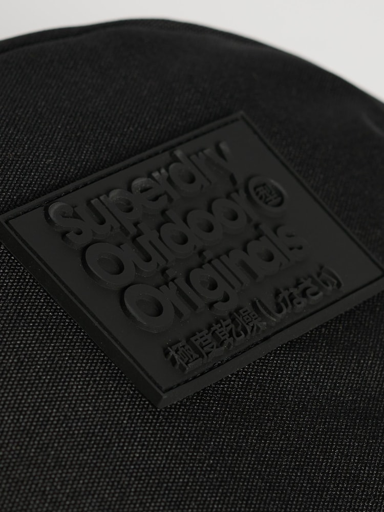 Superdry Black 100% Cotton Classic Montana Bag - Image 4 of 5