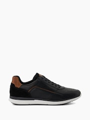 Dune London Black Panel Detail Tristonn Trainers - Image 3 of 6