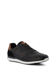Dune London Black Panel Detail Tristonn Trainers - Image 4 of 6