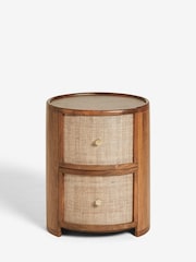Mid Natural Odella Mango Bedside Table - Image 9 of 10