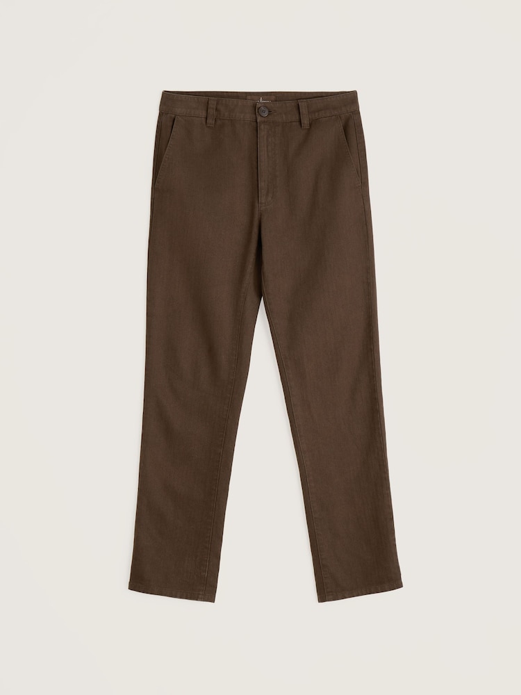 Seasalt Cornwall Brown Tollgate Slim Trousers - Image 4 of 4 Seasalt Cornwall Brown Tollgate Slim Trousers - Image 4 of 4