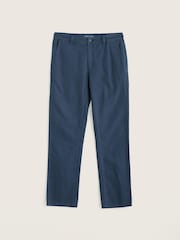 Seasalt Cornwall Blue Tollgate Slim Trousers - Image 4 of 5