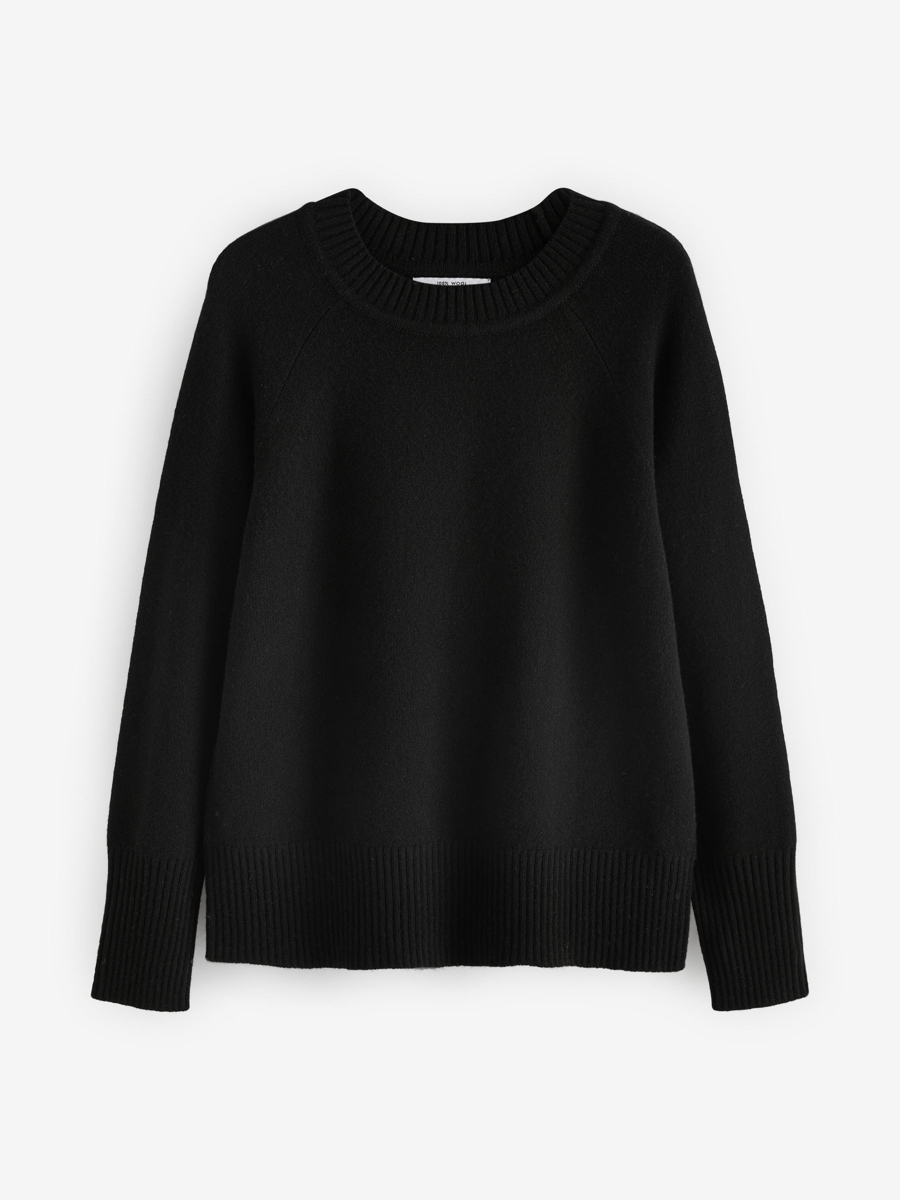 Women premium lambswool crew neck sweater outlet