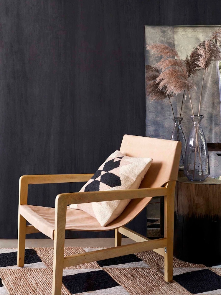 French Connection Cream Aztec Cloud Cushion - Image 2 of 4 French Connection Cream Aztec Cloud Cushion - Image 2 of 4