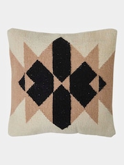 French Connection Cream Aztec Cloud Cushion - Image 3 of 4