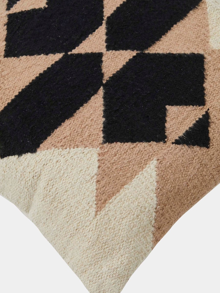 French Connection Cream Aztec Cloud Cushion - Image 4 of 4 French Connection Cream Aztec Cloud Cushion - Image 4 of 4