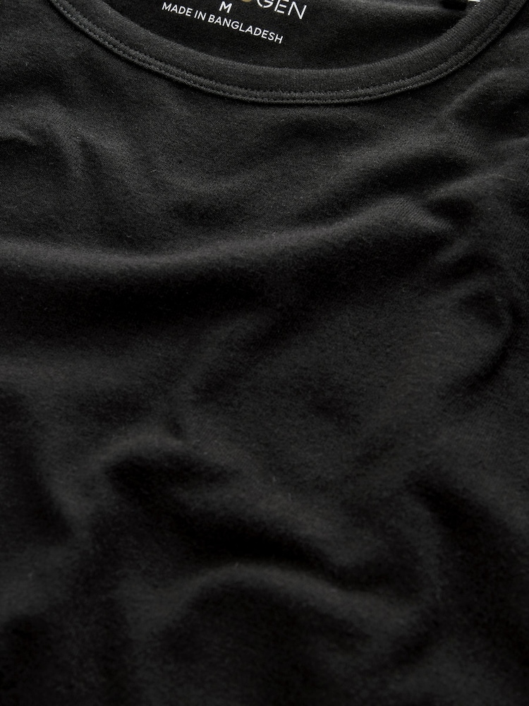 Black 2 Pack Lightweight Thermal Long Sleeve Top - Image 2 of 8